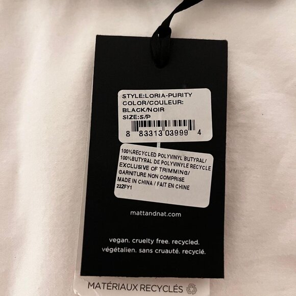 Stylish Vegan Leather Belt - Matt & Nat - Size Small - Picture 6 of 6